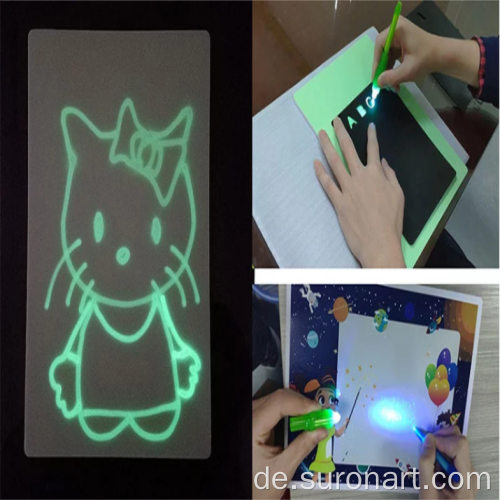 Magisches leuchtendes Zeichenbrett mit Sketchpad Board
